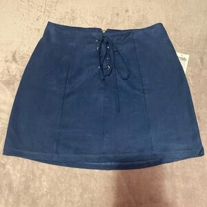 Blue skirt